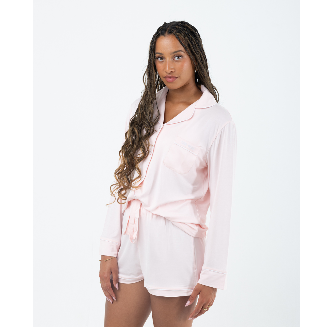 Pyama set short | Powder Pink