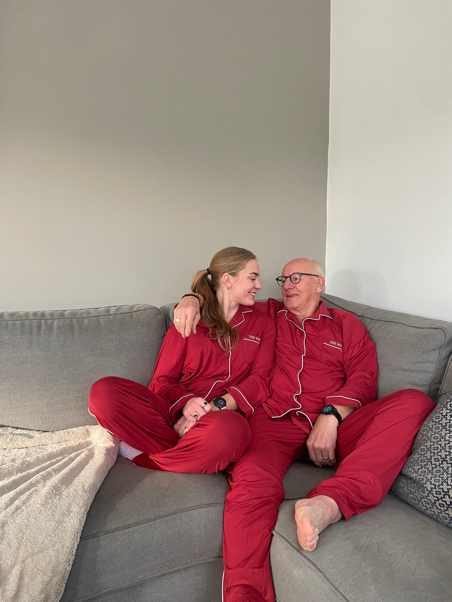 Pyjama set long | Bordeaux